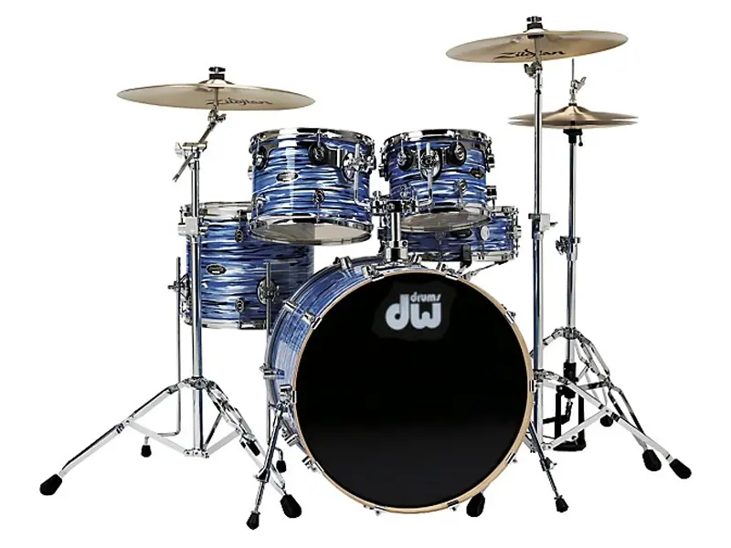 Batterie DW Collector’s Choice Deep Blue Oyster en location backline à Cannes, Aix-en-Provence et Monaco