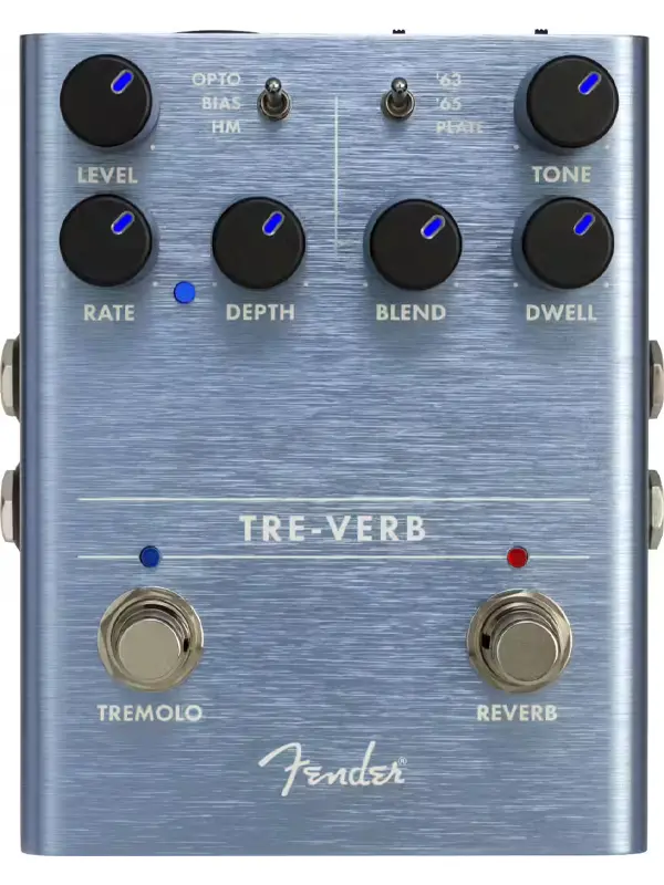 Pédale Fender Tre-Verb reverb tremolo location Saint-Tropez 83