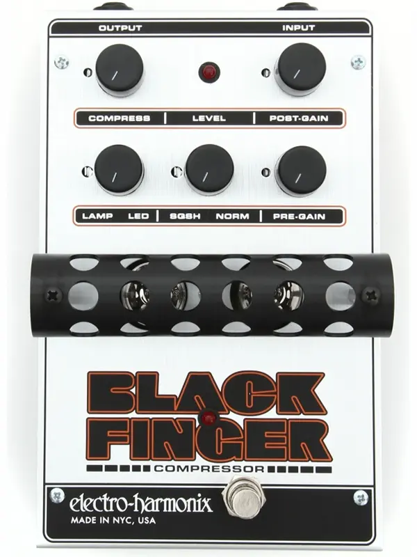 Pédale compresseur à lampes EHX Black Finger location Mouans-Sartoux 06