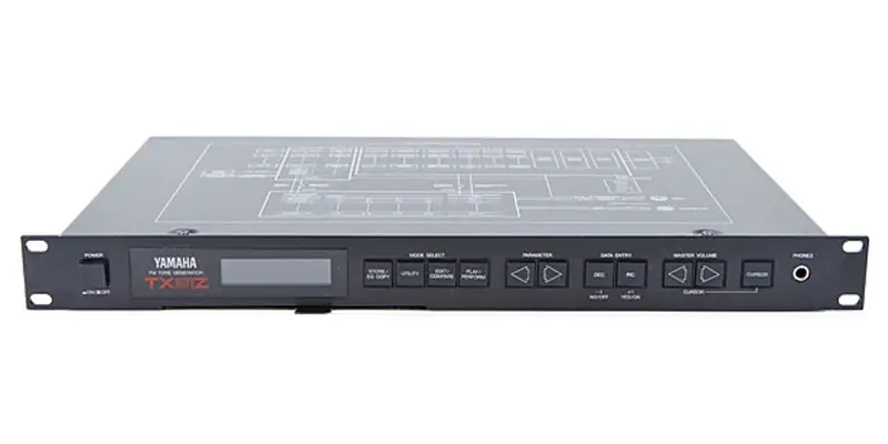 Yamaha TX81Z module rack synthèse FM en location backline à Nice, Cannes et Monaco