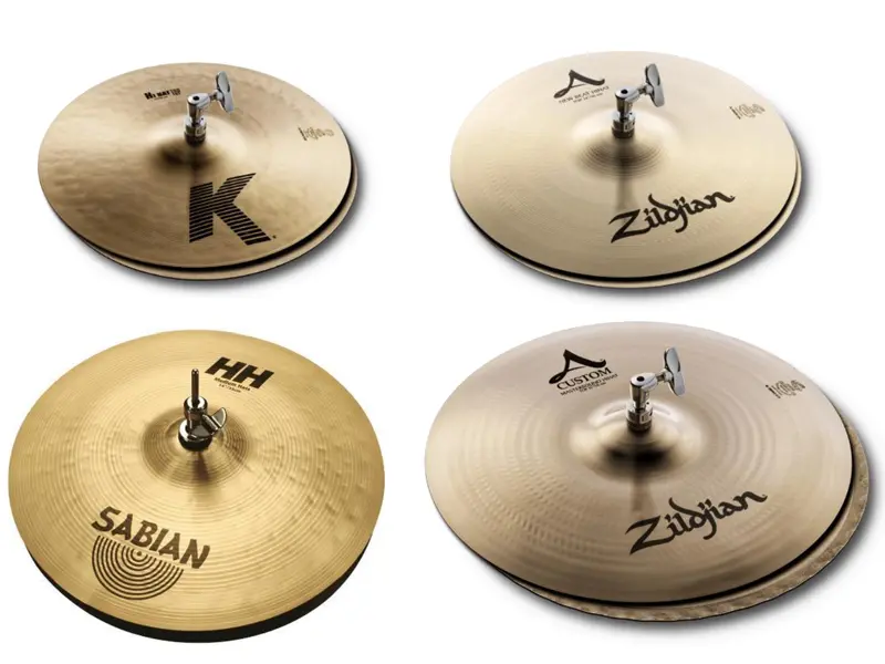 Hi-hats Zildjian K, New Beat, A Custom Mastersound et Sabian HH en location backline à Cannes, Antibes et Juan-les-Pins